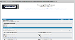 Desktop Screenshot of garageplansforfree.com